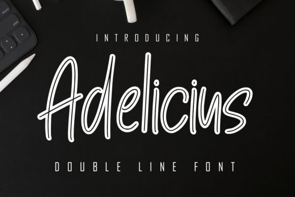 Adelicius: A Simple and Neat Display Font for Creative Projects