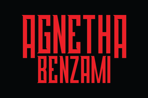 Agnetha Benzami: A Bold Athletic Font for Modern Branding and Creative Expression