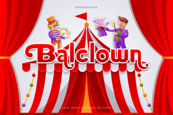 Balclown: A Bold and Chunky Display Font for Creative Impact