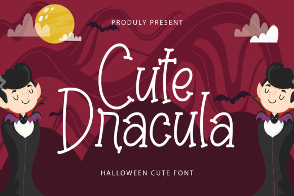 Cute Dracula: A Playful Font for Creative Expression