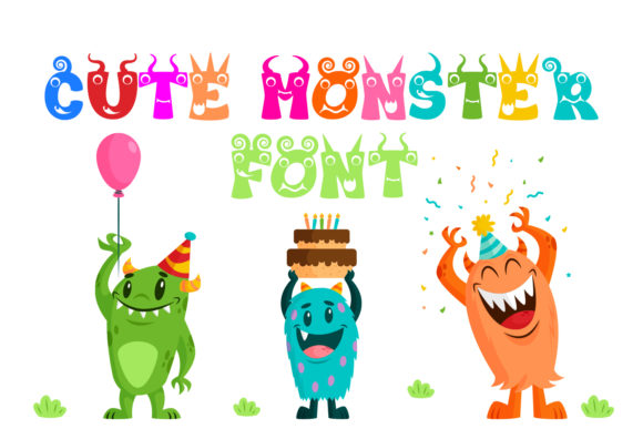 Cute Monster: A Bold and Chunky Display Font That Elevates Creativity