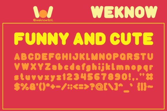 Funny and Cute: A Sweet and Chunky Lettered Display Font That Captures Hearts