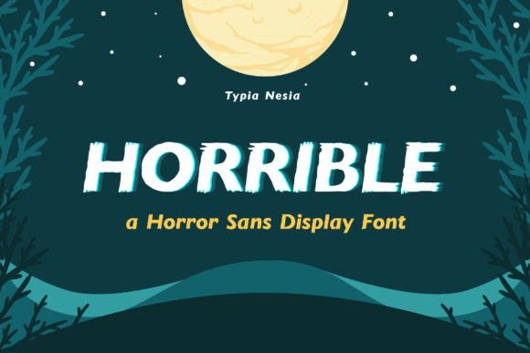 Horrible: A Bold Display Font for Strategic Creativity
