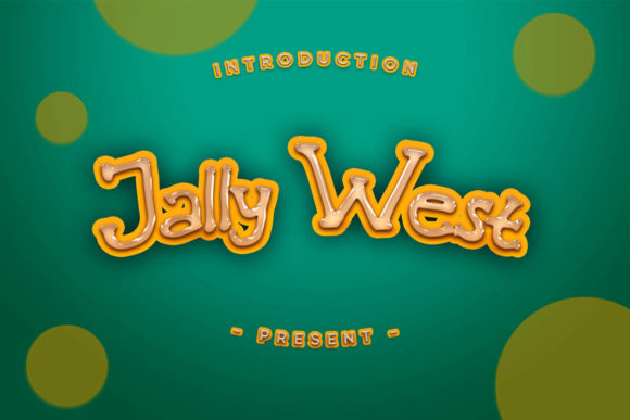 Jally West: A Joyful Display Font for Creative Projects