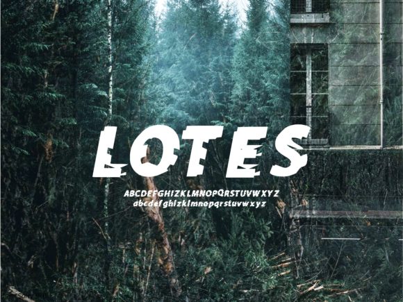 Lotes: A Bold Display Font That Elevates Your Design Projects