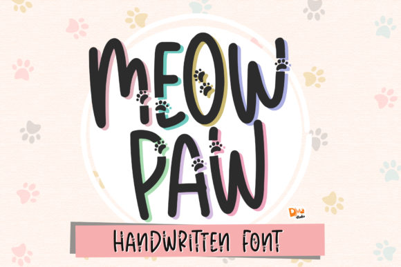 Meow Paw: A Joyful and Quirky Display Font for Creative Designs