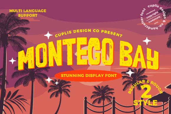 Montego Bay: A Bold Display Font for Impactful Design and Branding