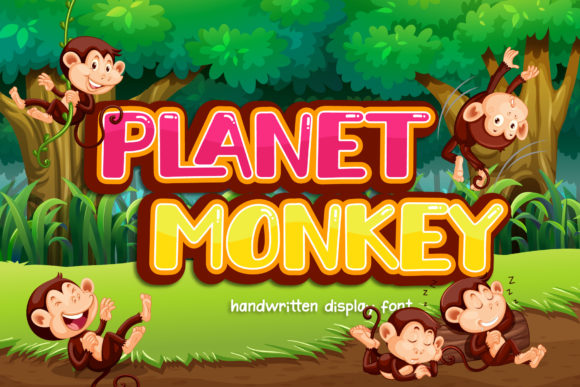 Planet Monkey: A Playful Font That Elevates Design Creativity