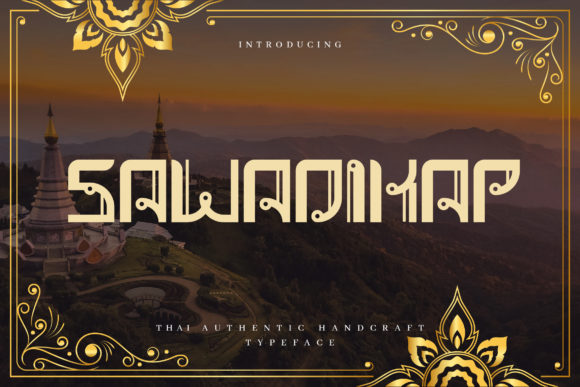 Sawadikap: A Bold Display Font for Creative Expression