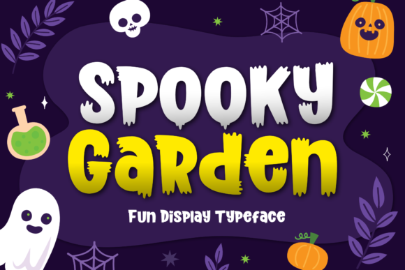 Spooky Garden Font for Halloween Creativity