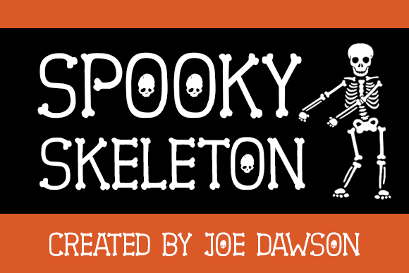 Spooky Skeleton: A Versatile Display Font for Creative and Professional Workflows