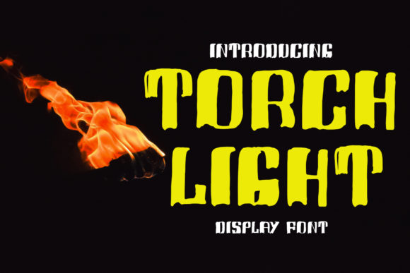 Torch Light Font: A Quirky Yet Versatile Display Choice