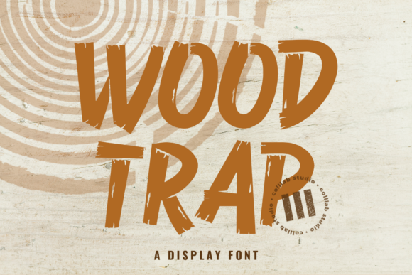 Wood Trap: A Bold and Chunky Display Font for Visual Impact