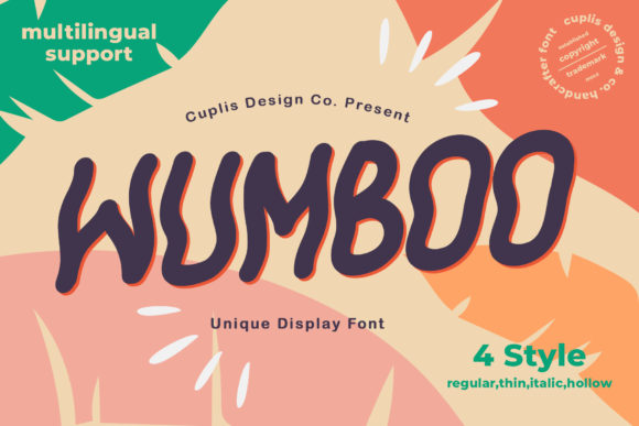 Wumboo: A Playful Font That Elevates Modern Design